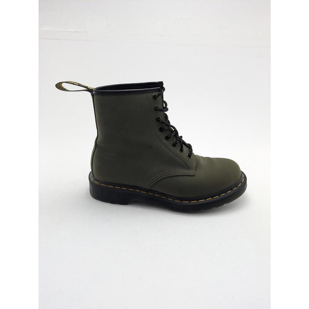 Unisex Dr. Martens Doc The Original Green Leather Boots 23923 Size 7.5M 8.5W - Picture 3 of 7